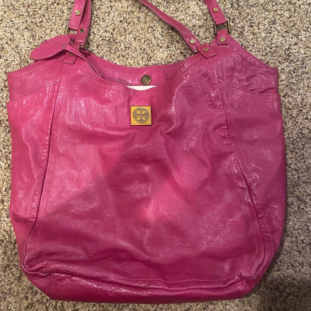 Tory Burch Hot Pink Tote